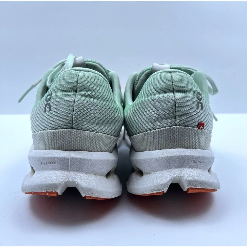 On Cloud Cloudsurfer Women's Running Shoes Glacier Flame Mint Gym Size 8.5